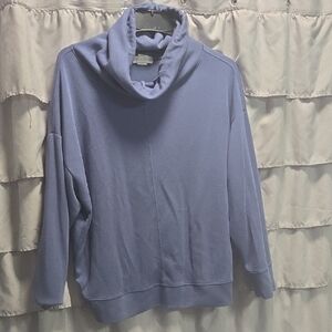 Cynthia Rowley Light Purple Cowl Neck Sweater